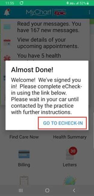 MyChart Hello Patient .